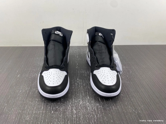 Rep Husky DZ5485-010 Jordan High OG Air 1 Reverse Panda 0820